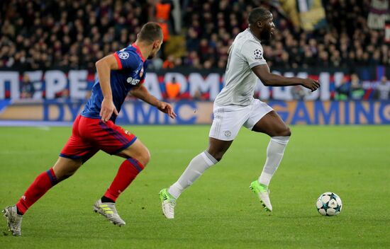 Football. UEFA Champions League. CSKA vs. Manchester United