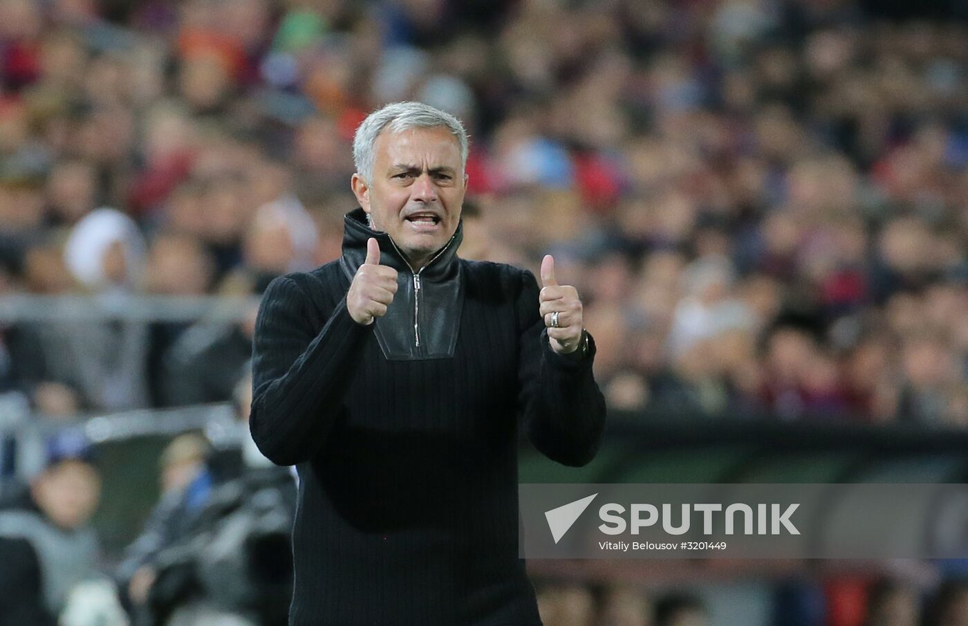 Football. UEFA Champions League. CSKA vs. Manchester United