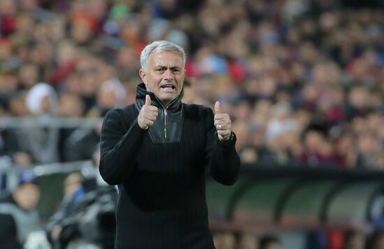 Football. UEFA Champions League. CSKA vs. Manchester United