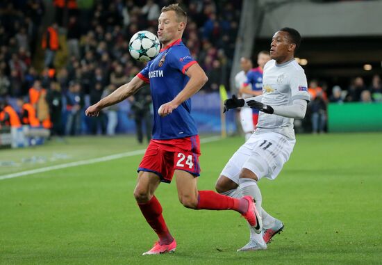 Football. UEFA Champions League. CSKA vs. Manchester United