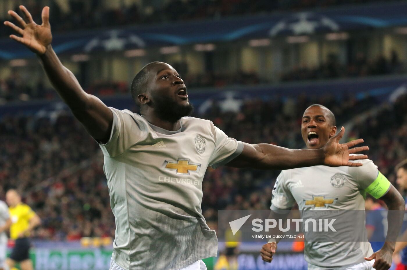 Football. UEFA Champions League. CSKA vs. Manchester United