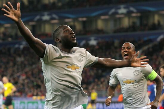 Football. UEFA Champions League. CSKA vs. Manchester United