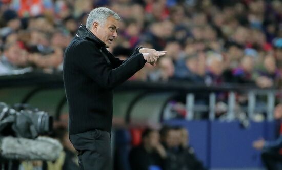 Football. UEFA Champions League. CSKA vs. Manchester United