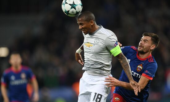 Football. UEFA Champions League. CSKA vs. Manchester United