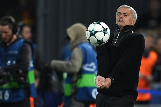 Football. UEFA Champions League. CSKA vs. Manchester United