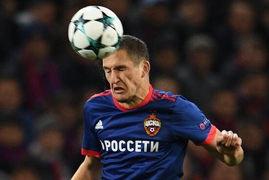 Football. UEFA Champions League. CSKA vs. Manchester United