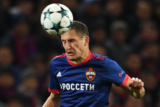 Football. UEFA Champions League. CSKA vs. Manchester United