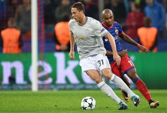 Football. UEFA Champions League. CSKA vs. Manchester United