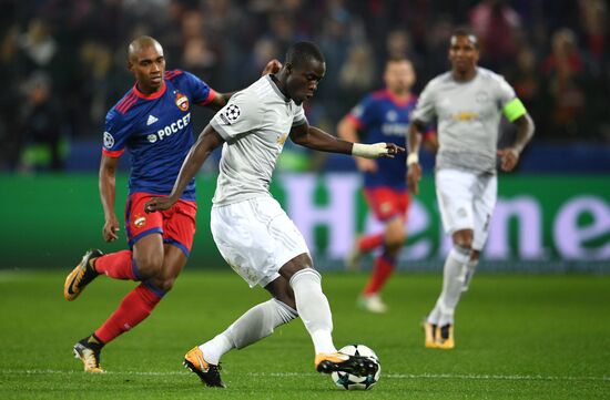 Football. UEFA Champions League. CSKA vs. Manchester United