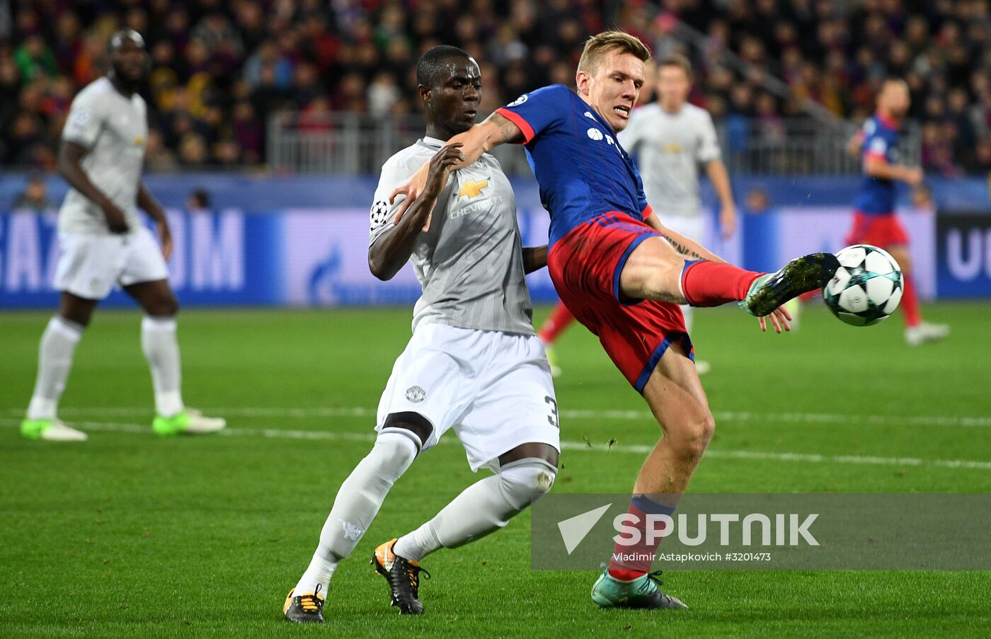 Football. UEFA Champions League. CSKA vs. Manchester United