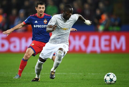 Football. UEFA Champions League. CSKA vs. Manchester United