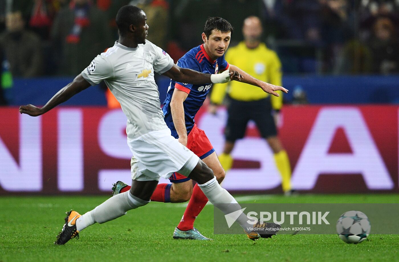 Football. UEFA Champions League. CSKA vs. Manchester United