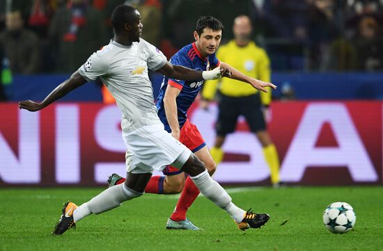 Football. UEFA Champions League. CSKA vs. Manchester United