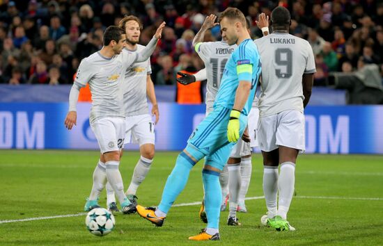 Football. UEFA Champions League. CSKA vs. Manchester United