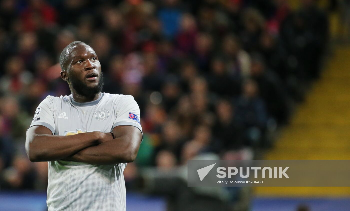 Football. UEFA Champions League. CSKA vs. Manchester United
