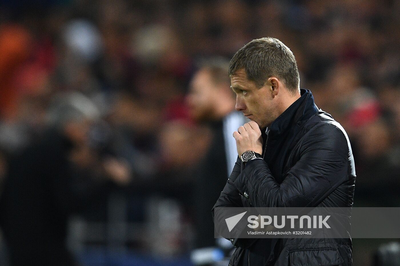 Football. UEFA Champions League. CSKA vs. Manchester United