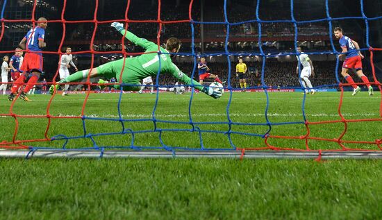 Football. UEFA Champions League. CSKA vs. Manchester United