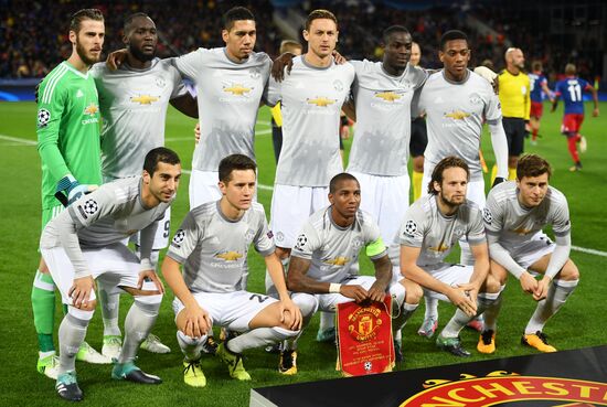 Football. UEFA Champions League. CSKA vs. Manchester United