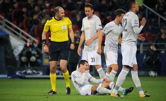 Football. UEFA Champions League. CSKA vs. Manchester United