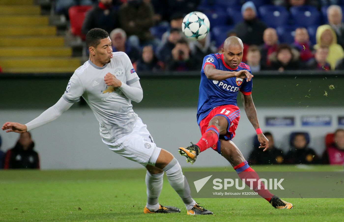 Football. UEFA Champions League. CSKA vs. Manchester United