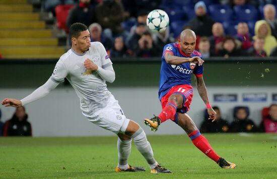 Football. UEFA Champions League. CSKA vs. Manchester United