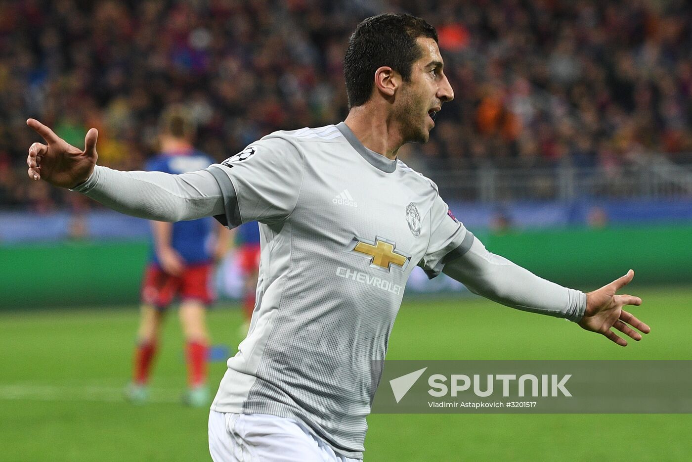 Football. UEFA Champions League. CSKA vs. Manchester United
