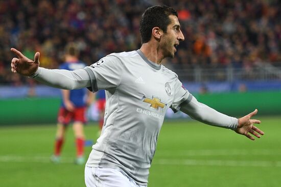 Football. UEFA Champions League. CSKA vs. Manchester United