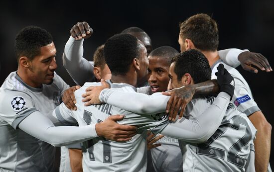 Football. UEFA Champions League. CSKA vs. Manchester United