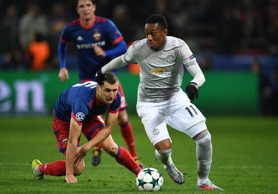 Football. UEFA Champions League. CSKA vs. Manchester United
