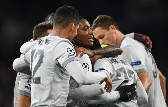 Football. UEFA Champions League. CSKA vs. Manchester United