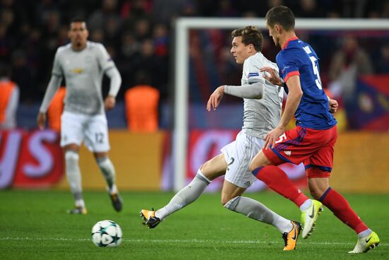 Football. UEFA Champions League. CSKA vs. Manchester United