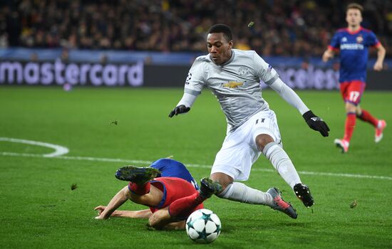 Football. UEFA Champions League. CSKA vs. Manchester United