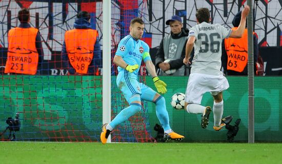 Football. UEFA Champions League. CSKA vs. Manchester United