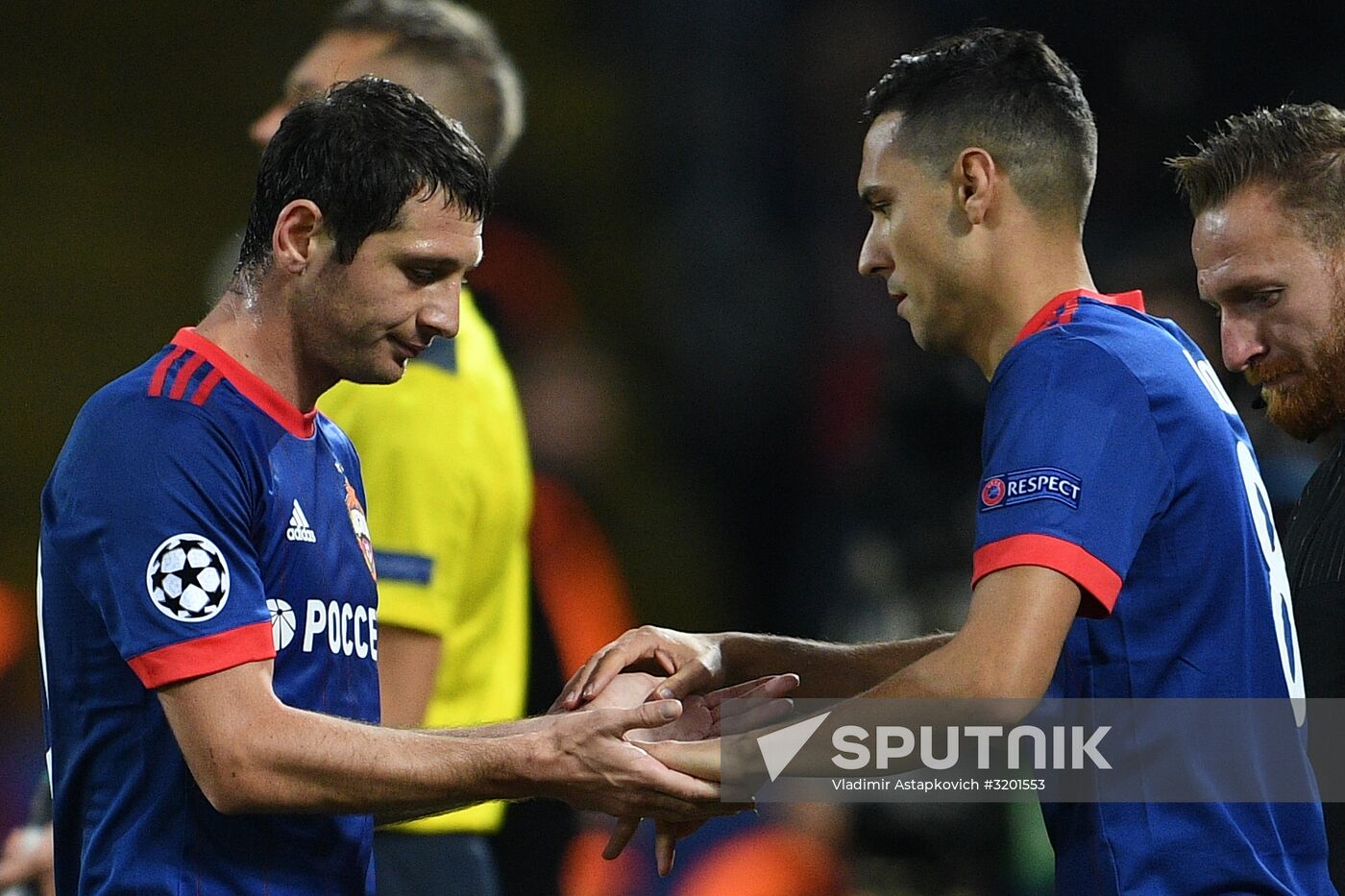 Football. UEFA Champions League. CSKA vs. Manchester United