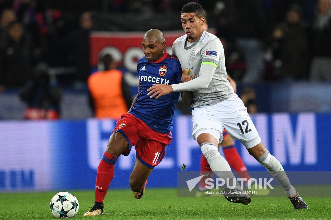 Football. UEFA Champions League. CSKA vs. Manchester United