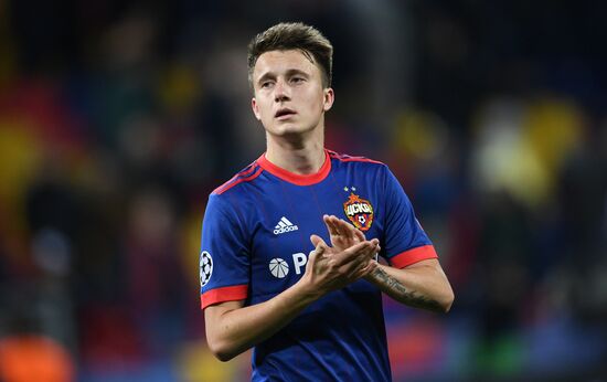 Football. UEFA Champions League. CSKA vs. Manchester United