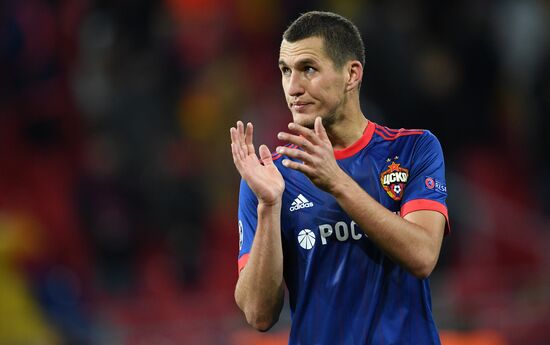 Football. UEFA Champions League. CSKA vs. Manchester United