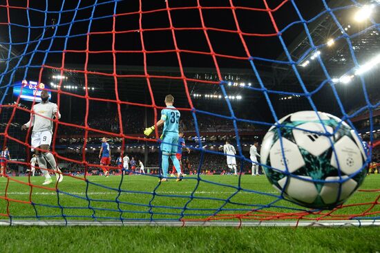 Football. UEFA Champions League. CSKA vs. Manchester United