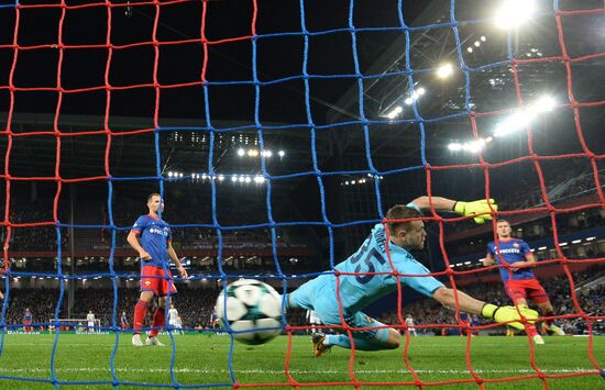 Football. UEFA Champions League. CSKA vs. Manchester United