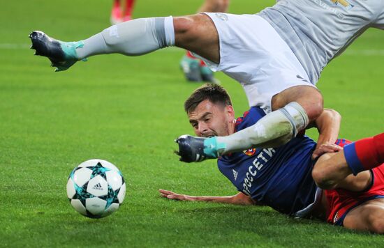 Football. UEFA Champions League. CSKA vs. Manchester United