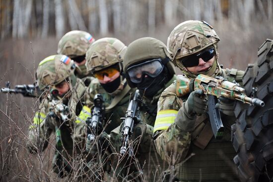 Terrain 2017 military exercise in Trans-Baikal Territory