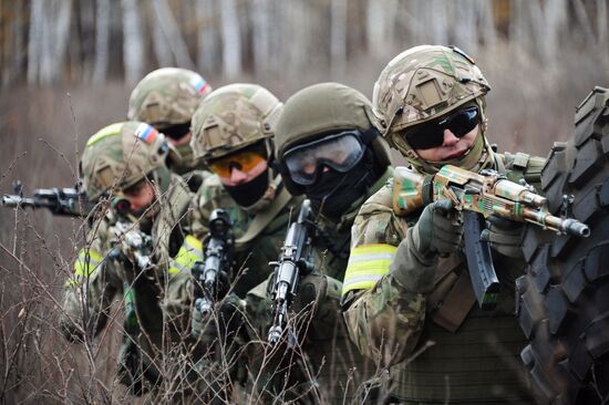 Terrain 2017 military exercise in Trans-Baikal Territory