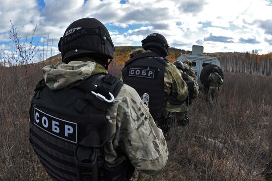 Terrain 2017 military exercise in Trans-Baikal Territory