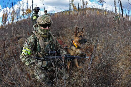 Terrain 2017 military exercise in Trans-Baikal Territory