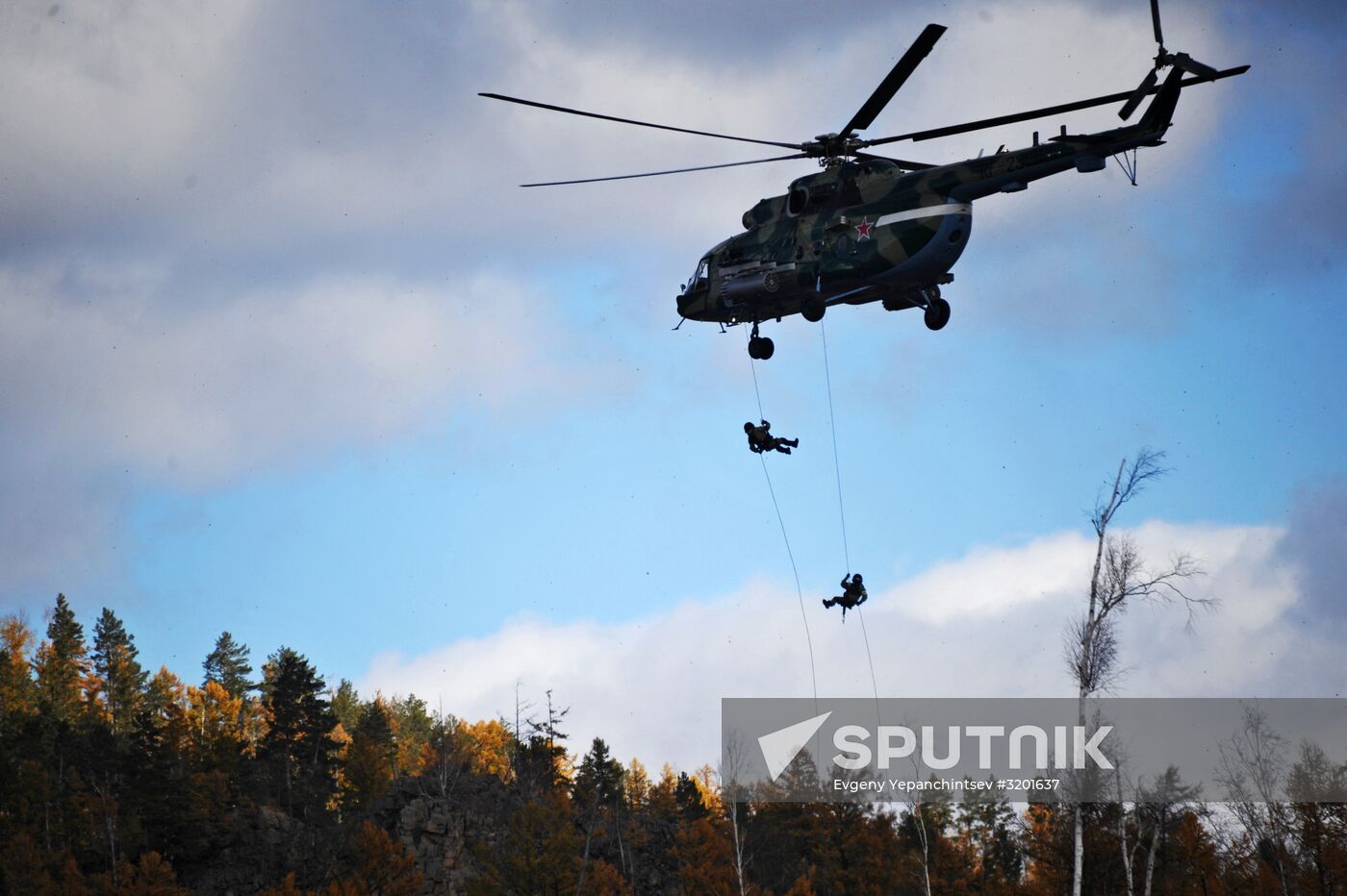 Terrain 2017 military exercise in Trans-Baikal Territory