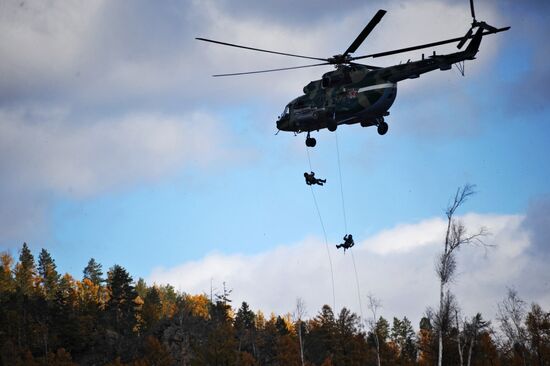 Terrain 2017 military exercise in Trans-Baikal Territory