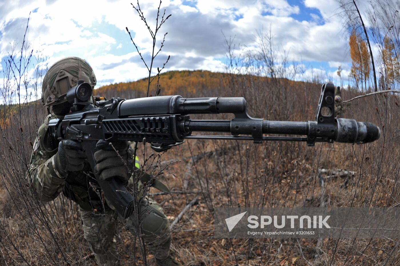 Terrain 2017 military exercise in Trans-Baikal Territory