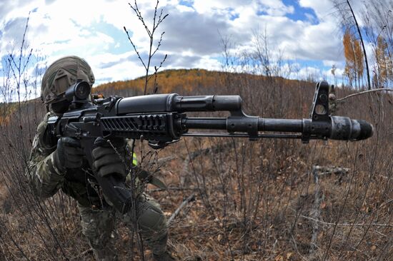 Terrain 2017 military exercise in Trans-Baikal Territory