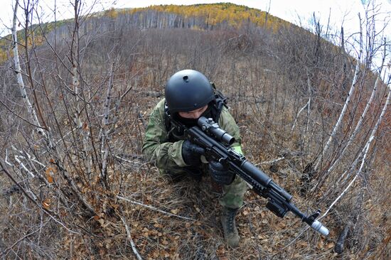 Terrain 2017 military exercise in Trans-Baikal Territory