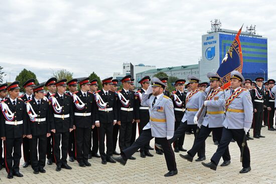 Grozny Suvorov Military School cadets take oath